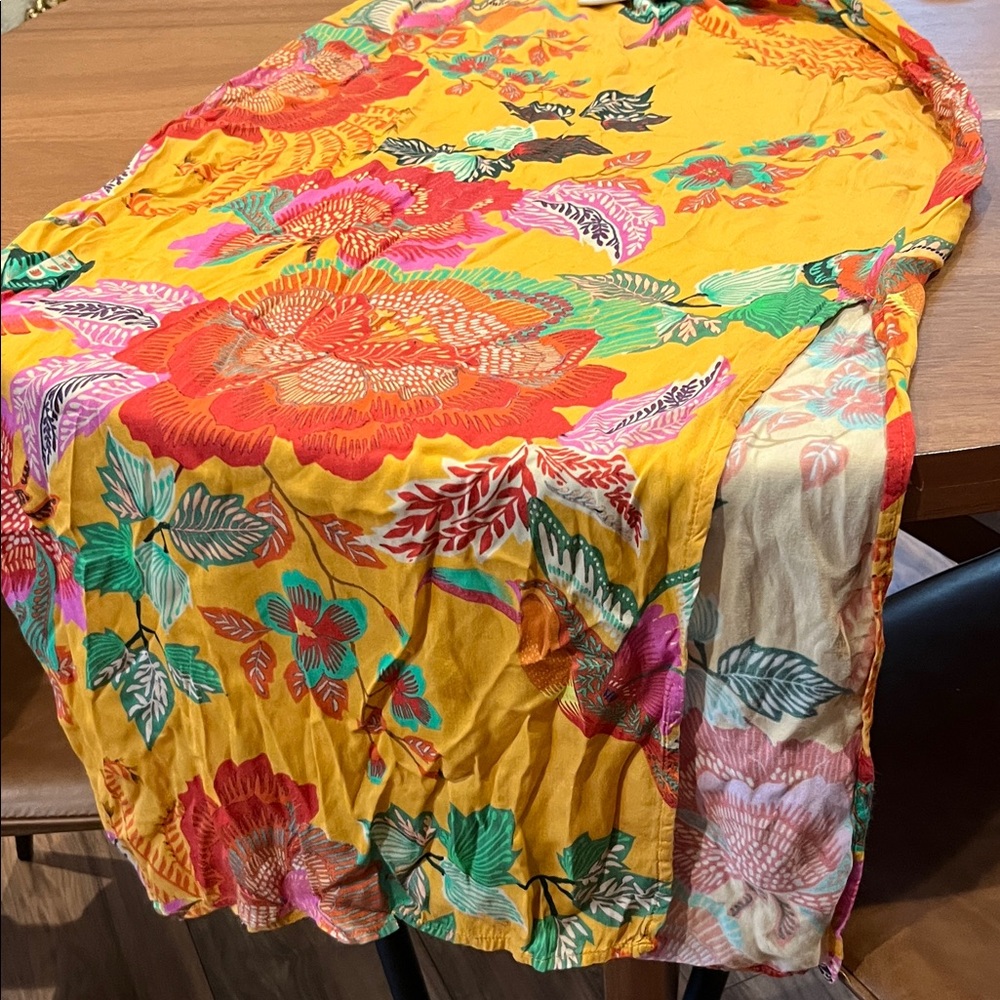 farm rio One-Shoulder Dress with Bird Print - Picture 7 of 11
